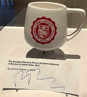 Thaler's Nobel Prize Cornell Mug - The Endowment Effect