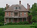 Thomas J. Majors farmstead house from E 2