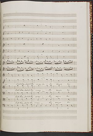 Thomas Linley junior - The song of Moses. (BL R.M.21.h.9 f. 115r)