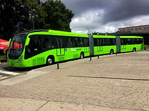 Transmetro en Ciudad de Guatemala