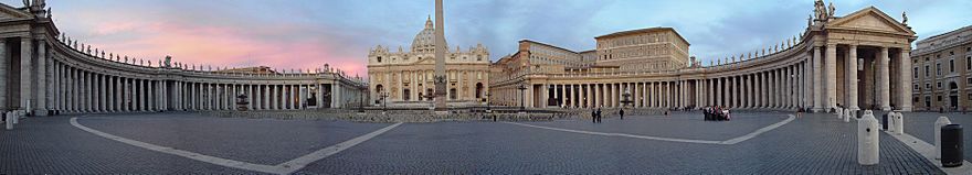 Panorama of St. Peter's Square