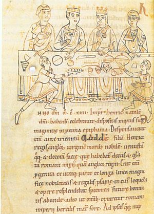 Vermählung Heinrichs V. 1114