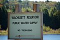 Wachusett Reservoir Sign