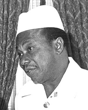 William R. Tolbert, Jr. (President of Liberia) on September 23, 1976, from- CAC CC 001 18 11 0000 1060 (cropped)