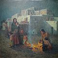 'Taos Pueblo--Moonlight' by Eanger Irving Couse