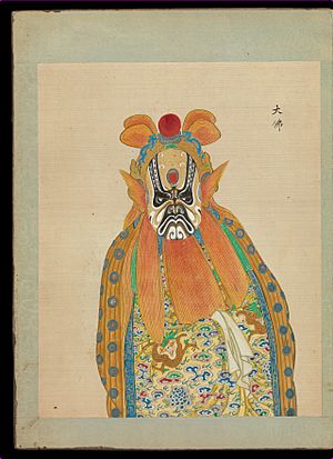 無款 清末 京劇一百人物像 冊 絹本-One hundred portraits of Peking opera characters MET DP280076