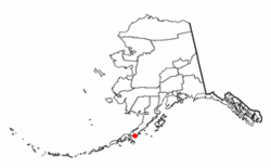 Location of Perryville, Alaska