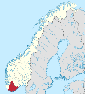 Agder within Norway