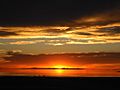 Antelope island sunset