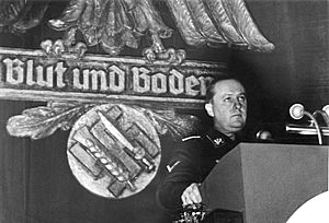 Bundesarchiv Bild 183-H1215-503-009, Walther Darré bei einer Kundgebung