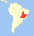 Callithrix penicillata distribution