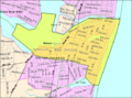 Census Bureau map of Belmar, New Jersey