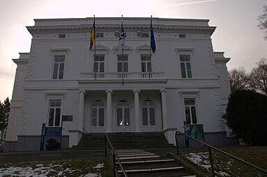 Château Bischoffsheim actuellement École Internationale Avenue de la Foresterie 19 Kattenberg 19