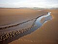 Channel in the sand off Humphrey Head - geograph.org.uk - 2164462