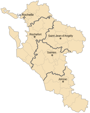 Charente-Maritime department arrondissement blanck