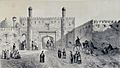 City Gate , Tabriz by Eugène Flandin