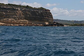 Cliffs around Esperanza, Vieques, Puerto Rico