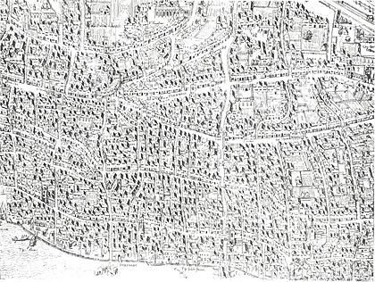 Copperplate map E City
