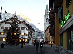 Cortina d'Ampezzo in January 2007