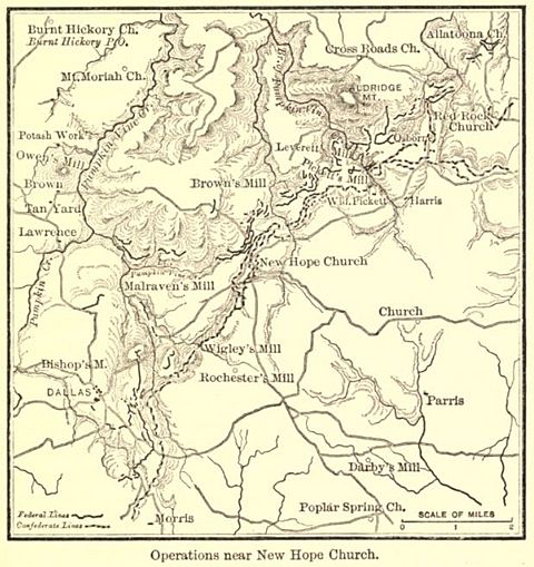 Cox map of New Hope Church