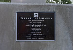 Creekside Gahanna Plaque 1