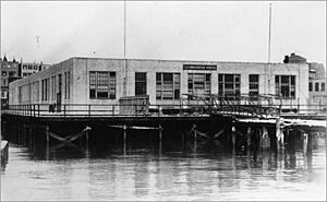 East Boston A waterfront view of the immigration station circa 1922