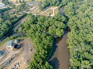 Elk Creek and Trempealeau River confluence