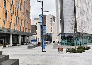 Entrance place and passage, White City North Campus