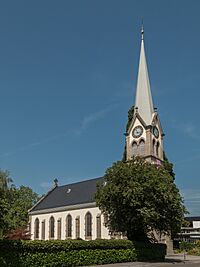 Erlenbach, de protestantse kerk KGS10374 foto5 2014-07-19 11.14
