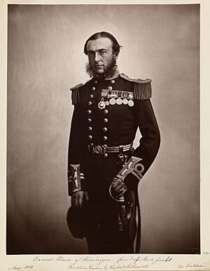 Ernest, Prince of Leiningen (1830-1904), Commander of H.M. Yacht.jpg