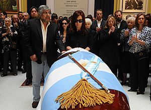 Exequias de Néstor Kirchner en Casa Rosada 3