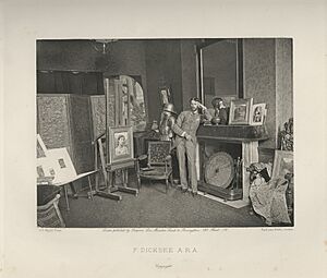 Frank Dicksee by J. P. Mayall