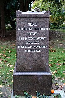 Georg Wilhelm Friedrich Hegel - Dorotheenstädtischer Friedhof - Berlin, Germany - DSC00377