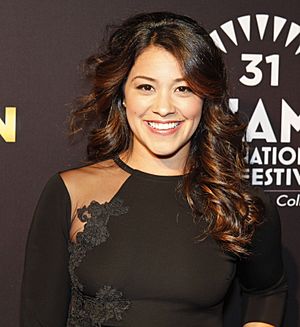 Gina Rodriguez at Filly Brown Miami premiere (cropped)