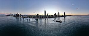 Gold Coast beech panorama