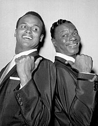 Harry Belafonte and Nat King Cole 1957