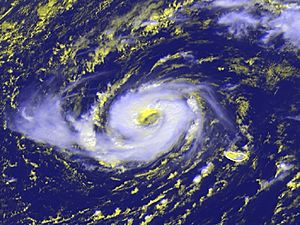 Hurricane Vince on 2005-10-09, 1200