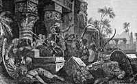 Hyksos invasion as imagined in the 19th century by Hermann Vogel