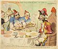James Gillray 1793 Dumourier Dining in State at St James P.933.53.11