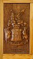 John Dickson-Poynder, Lord Islington CoA Carved Panel