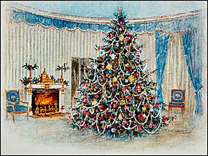 Johnson White House Christmas Card