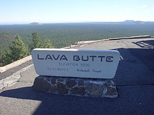 Lava Butte sign