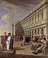 Luca Carlevarijs - The Piazzetta and the Library - WGA4233