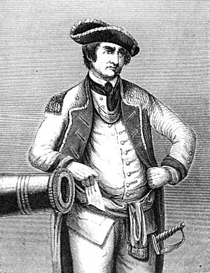 Major Israel Putnam in British Uniform 1758