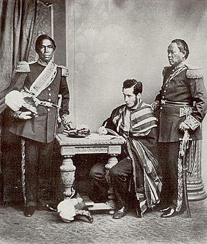 Malagasi Embassy to Europe 1863 Rainifiringa Ralahimaholy with Rev John Duffus and Rasatranabo na Rainandrianandraina