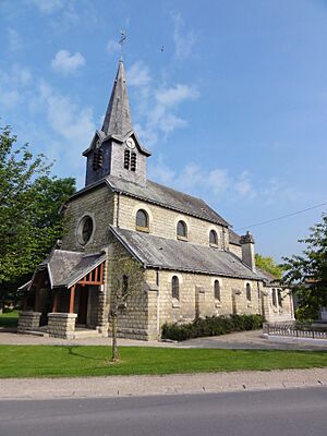 Menneville (Aisne) Église