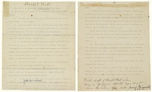 Naismith Rules of Basketball 1892 first draft
