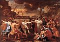 Nicolas Poussin - The Adoration of the Golden Calf - WGA18293