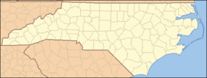 North Carolina Locator Map