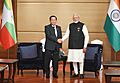 PM Modi meets the Senior General of Myanmar, Mr. Min Aung Hlaing (PIB-181211)